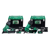 HiKOKI 2nd Gen Framing Nailer and Metal Connector Nailer Twin Pack 4 x 5.0Ah Batts, 2 x Chargers & Cases £1,139.00